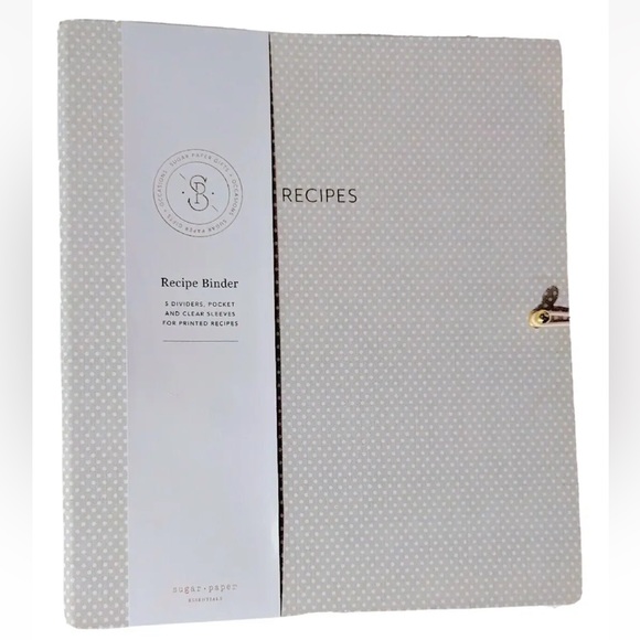 sugar paper Accents Sugar Paper Essentials Recipe Binder 5 Dividers